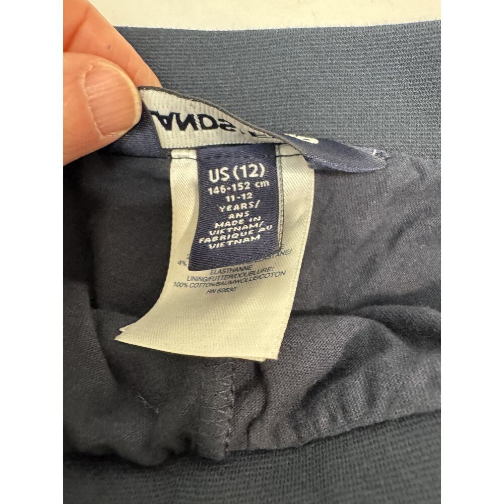 Land's End School Uniform Skirt Skort Pleated Preppy Navy Blue Girls Size 12 - Picture 6 of 8